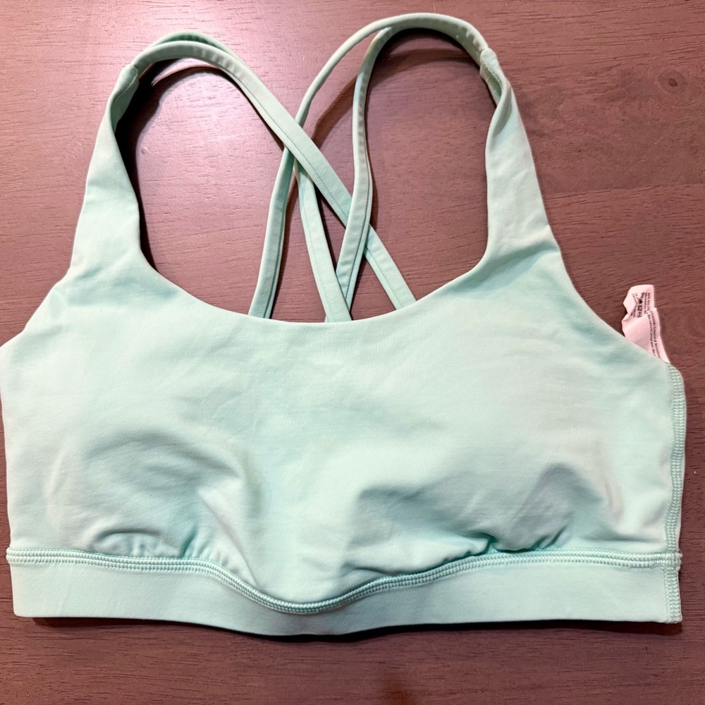 Lululemon Energy Bra – Teal | Size 6 (B/C Cup) |